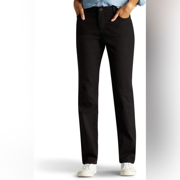 Lee Denim - 🍁 BLACK FRIDAY DEALS!🦃 NWT Women's Lee Relaxed Fit Straight Leg Black Jeans